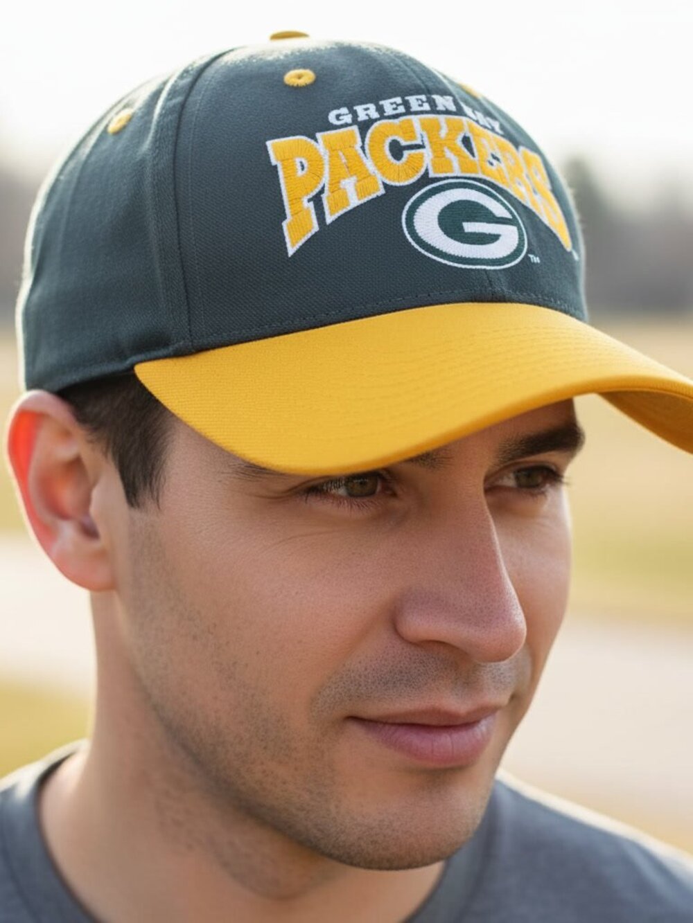 The Game Green Bay Packers Snapback Hat Wool Blend OSFA NFL